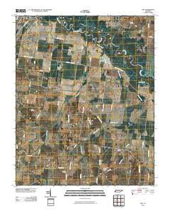 Gift Tennessee Historical topographic map, 1:24000 scale, 7.5 X 7.5 Minute, Year 2010
