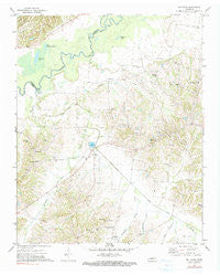 Gilt Edge Tennessee Historical topographic map, 1:24000 scale, 7.5 X 7.5 Minute, Year 1972