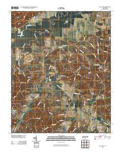 Gilt Edge Tennessee Historical topographic map, 1:24000 scale, 7.5 X 7.5 Minute, Year 2010