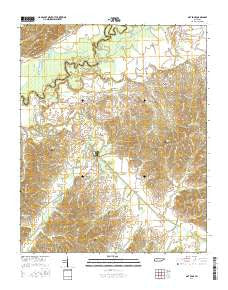 Gilt Edge Tennessee Current topographic map, 1:24000 scale, 7.5 X 7.5 Minute, Year 2016