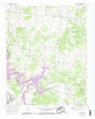 Gladeville Tennessee Historical topographic map, 1:24000 scale, 7.5 X 7.5 Minute, Year 1956