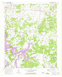 Gladeville Tennessee Historical topographic map, 1:24000 scale, 7.5 X 7.5 Minute, Year 1956