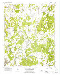 Gladeville Tennessee Historical topographic map, 1:24000 scale, 7.5 X 7.5 Minute, Year 1956