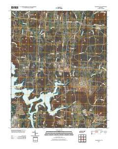 Gladeville Tennessee Historical topographic map, 1:24000 scale, 7.5 X 7.5 Minute, Year 2010