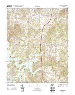 Gladeville Tennessee Historical topographic map, 1:24000 scale, 7.5 X 7.5 Minute, Year 2013
