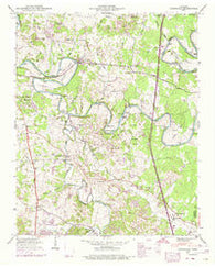 Glendale Tennessee Historical topographic map, 1:24000 scale, 7.5 X 7.5 Minute, Year 1947