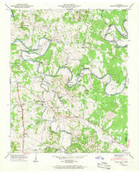 Glendale Tennessee Historical topographic map, 1:24000 scale, 7.5 X 7.5 Minute, Year 1947