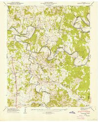 Glendale Tennessee Historical topographic map, 1:24000 scale, 7.5 X 7.5 Minute, Year 1947