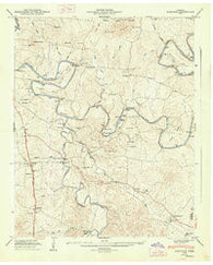 Glendale Tennessee Historical topographic map, 1:24000 scale, 7.5 X 7.5 Minute, Year 1947