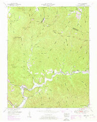 Gobey Tennessee Historical topographic map, 1:24000 scale, 7.5 X 7.5 Minute, Year 1952
