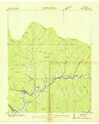 Gobey Tennessee Historical topographic map, 1:24000 scale, 7.5 X 7.5 Minute, Year 1935