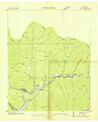 Gobey Tennessee Historical topographic map, 1:24000 scale, 7.5 X 7.5 Minute, Year 1935