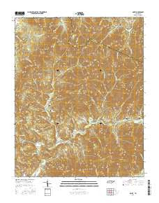 Gobey Tennessee Current topographic map, 1:24000 scale, 7.5 X 7.5 Minute, Year 2016