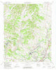 Godwin Tennessee Historical topographic map, 1:24000 scale, 7.5 X 7.5 Minute, Year 1965