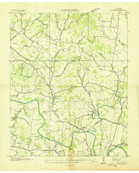Godwin Tennessee Historical topographic map, 1:24000 scale, 7.5 X 7.5 Minute, Year 1936