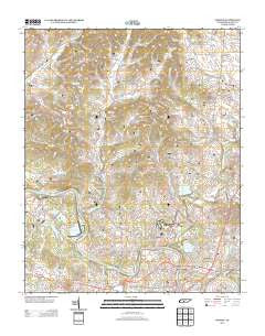 Godwin Tennessee Historical topographic map, 1:24000 scale, 7.5 X 7.5 Minute, Year 2013