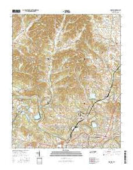 Godwin Tennessee Current topographic map, 1:24000 scale, 7.5 X 7.5 Minute, Year 2016