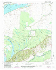 Golddust Tennessee Historical topographic map, 1:24000 scale, 7.5 X 7.5 Minute, Year 1972
