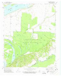 Golddust Tennessee Historical topographic map, 1:24000 scale, 7.5 X 7.5 Minute, Year 1972