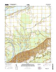 Golddust Tennessee Current topographic map, 1:24000 scale, 7.5 X 7.5 Minute, Year 2016