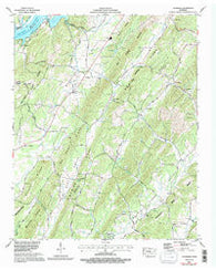 Goodfield Tennessee Historical topographic map, 1:24000 scale, 7.5 X 7.5 Minute, Year 1967
