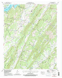 Goodfield Tennessee Historical topographic map, 1:24000 scale, 7.5 X 7.5 Minute, Year 1967