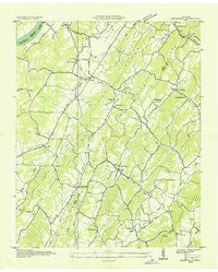 Goodfield Tennessee Historical topographic map, 1:24000 scale, 7.5 X 7.5 Minute, Year 1935