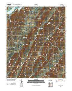 Goodfield Tennessee Historical topographic map, 1:24000 scale, 7.5 X 7.5 Minute, Year 2010