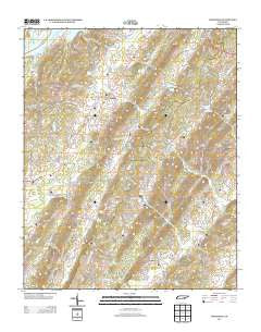 Goodfield Tennessee Historical topographic map, 1:24000 scale, 7.5 X 7.5 Minute, Year 2013
