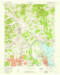Goodlettsville Tennessee Historical topographic map, 1:24000 scale, 7.5 X 7.5 Minute, Year 1957