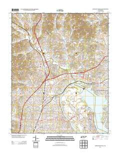 Goodlettsville Tennessee Historical topographic map, 1:24000 scale, 7.5 X 7.5 Minute, Year 2013