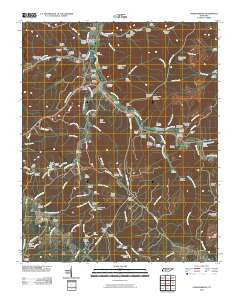 Gordonsburg Tennessee Historical topographic map, 1:24000 scale, 7.5 X 7.5 Minute, Year 2010
