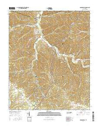 Gordonsburg Tennessee Current topographic map, 1:24000 scale, 7.5 X 7.5 Minute, Year 2016