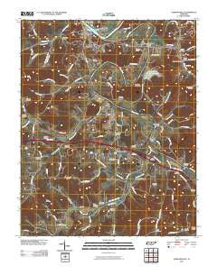 Gordonsville Tennessee Historical topographic map, 1:24000 scale, 7.5 X 7.5 Minute, Year 2010