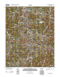 Gordonsville Tennessee Historical topographic map, 1:24000 scale, 7.5 X 7.5 Minute, Year 2013