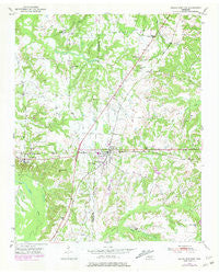 Grand Junction Tennessee Historical topographic map, 1:24000 scale, 7.5 X 7.5 Minute, Year 1950