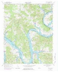 Granville Tennessee Historical topographic map, 1:24000 scale, 7.5 X 7.5 Minute, Year 1968