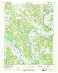 Granville Tennessee Historical topographic map, 1:24000 scale, 7.5 X 7.5 Minute, Year 1968