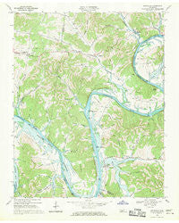 Granville Tennessee Historical topographic map, 1:24000 scale, 7.5 X 7.5 Minute, Year 1968