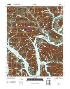 Granville Tennessee Historical topographic map, 1:24000 scale, 7.5 X 7.5 Minute, Year 2010