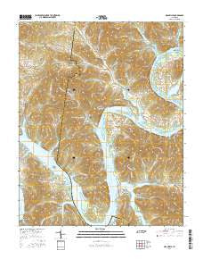 Granville Tennessee Current topographic map, 1:24000 scale, 7.5 X 7.5 Minute, Year 2016