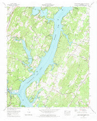 Grasshopper Creek Tennessee Historical topographic map, 1:24000 scale, 7.5 X 7.5 Minute, Year 1972