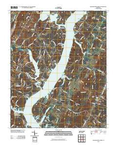 Grasshopper Creek Tennessee Historical topographic map, 1:24000 scale, 7.5 X 7.5 Minute, Year 2010