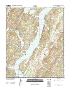 Grasshopper Creek Tennessee Historical topographic map, 1:24000 scale, 7.5 X 7.5 Minute, Year 2013