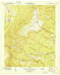 Grassy Cove Tennessee Historical topographic map, 1:24000 scale, 7.5 X 7.5 Minute, Year 1949