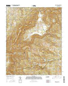 Grassy Cove Tennessee Current topographic map, 1:24000 scale, 7.5 X 7.5 Minute, Year 2016