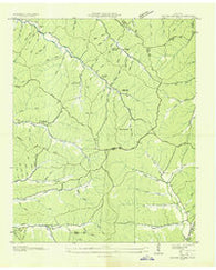 Graves Spring Tennessee Historical topographic map, 1:24000 scale, 7.5 X 7.5 Minute, Year 1936