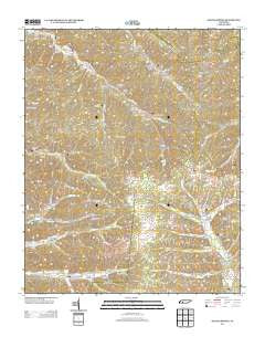 Graves Spring Tennessee Historical topographic map, 1:24000 scale, 7.5 X 7.5 Minute, Year 2013
