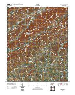 Graveston Tennessee Historical topographic map, 1:24000 scale, 7.5 X 7.5 Minute, Year 2010