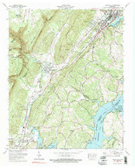Graysville Tennessee Historical topographic map, 1:24000 scale, 7.5 X 7.5 Minute, Year 1972